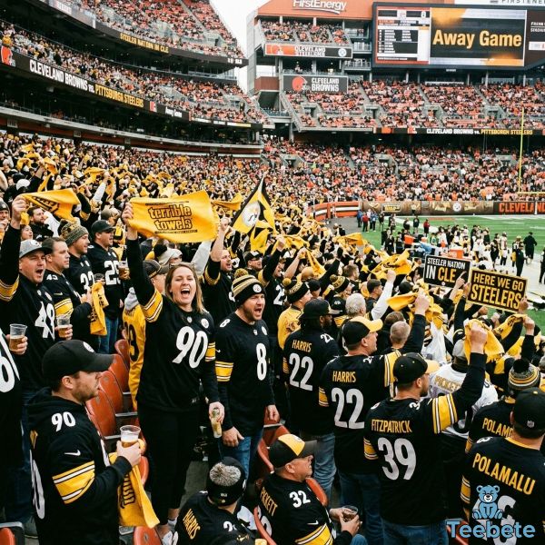 Steelers Fans Traveling To Support Team At Away Game