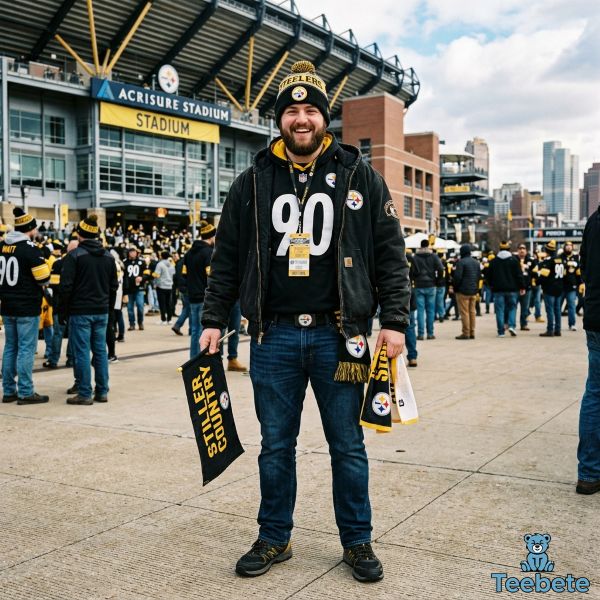 Steelers Game Day Outfit Layered Winter Look Real
