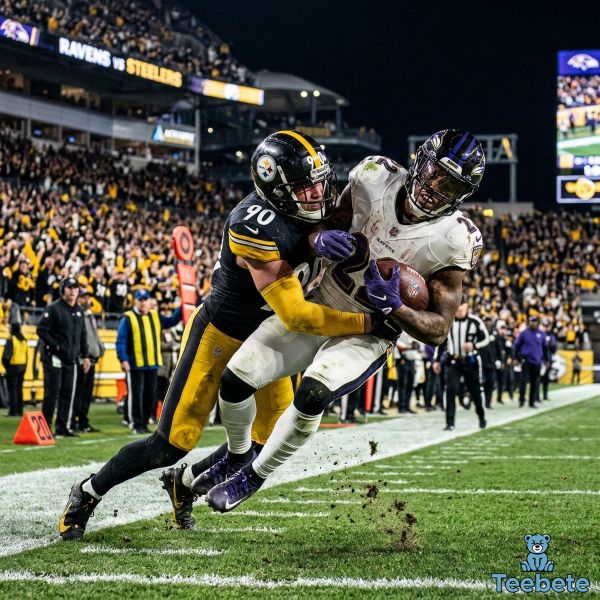Steelers Ravens Physical Defensive Football Hit Steelers Ravens Physical Defensive Football Hit