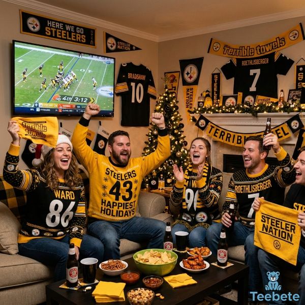 Steelers Watch Party Fan Outfit Celebration