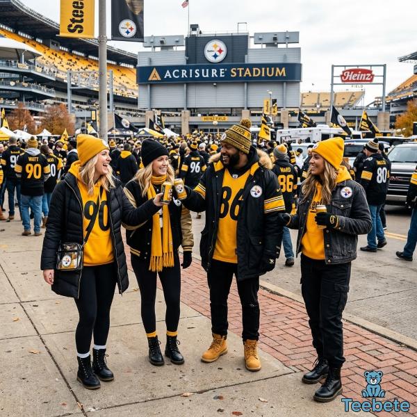 Stylish Pittsburgh Steelers Winter Fan Outfit