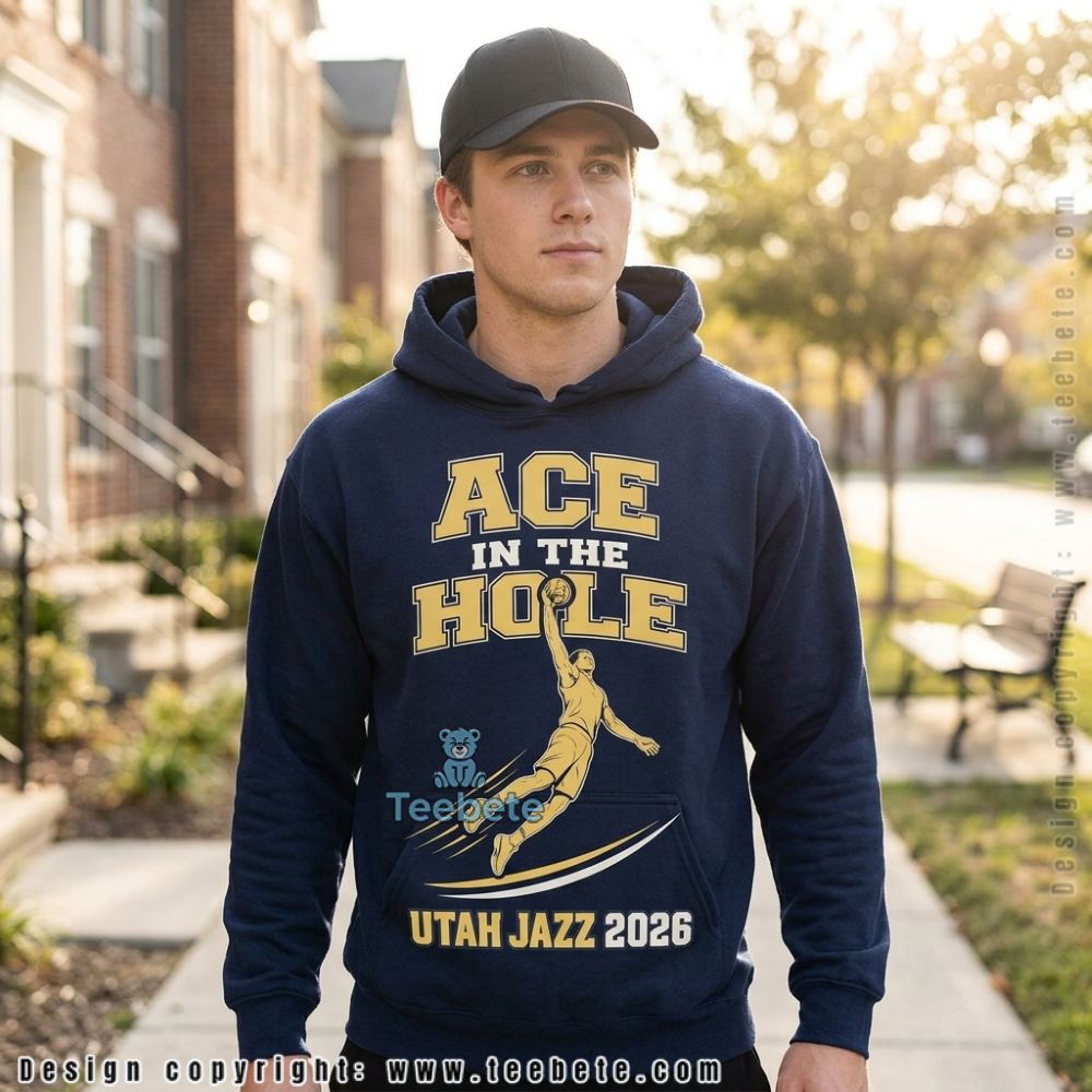 Ace Bailey Hoodie Utah Jazz Rookie 2026 Basketball Sport Ace Bailey Hoodie Utah Jazz Rookie 2026 Basketball Sport