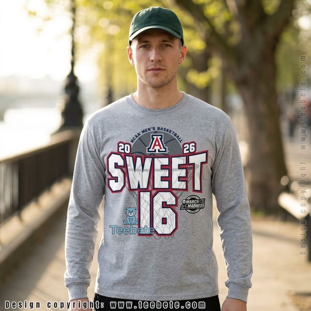 Arizona Wildcats 2026 Final Four Basketball Long Sleeve Arizona Wildcats 2026 Final Four Basketball Long Sleeve