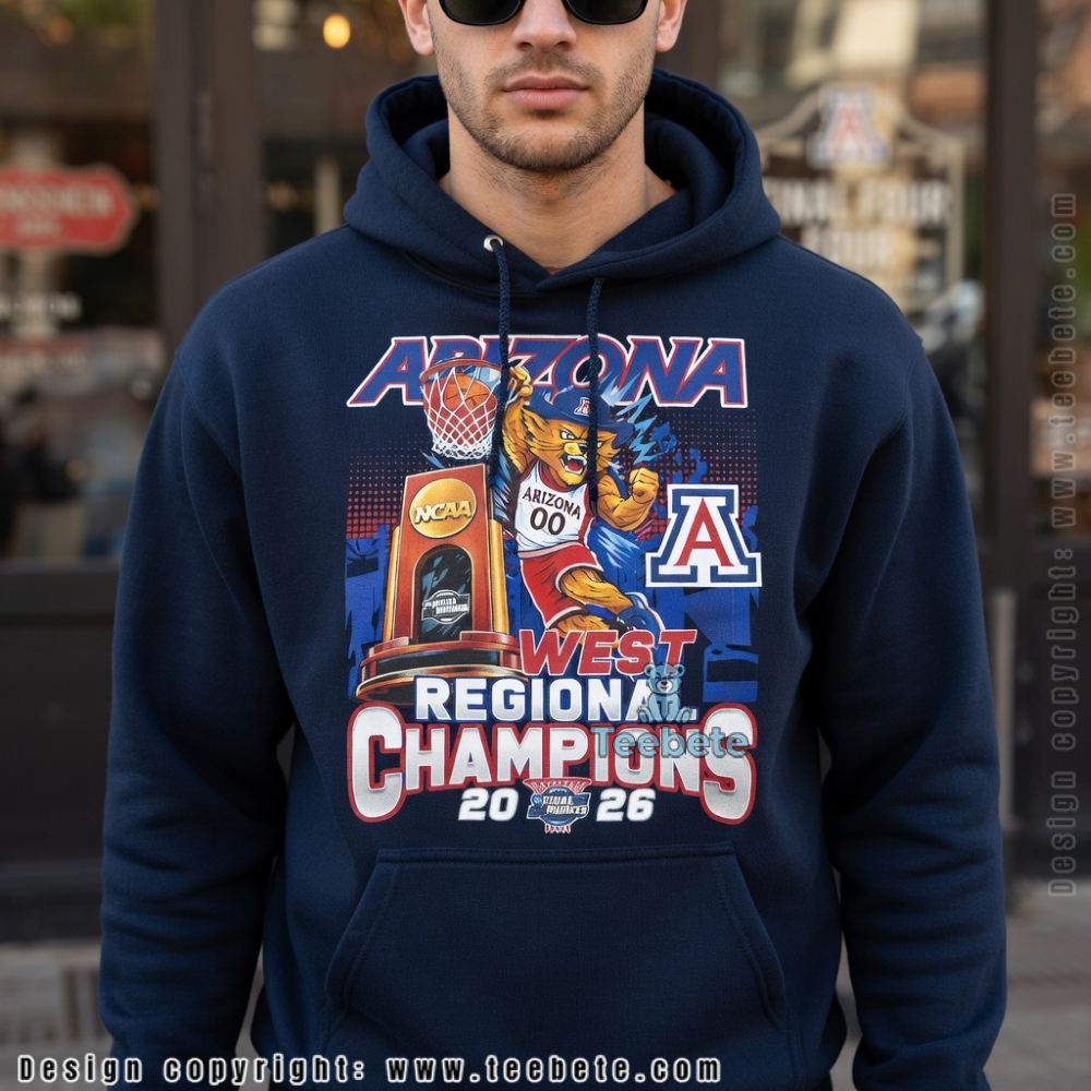Arizona Wildcats Final Four 2026 Basketball Mascot Hoodie Arizona Wildcats Final Four 2026 Basketball Mascot Hoodie