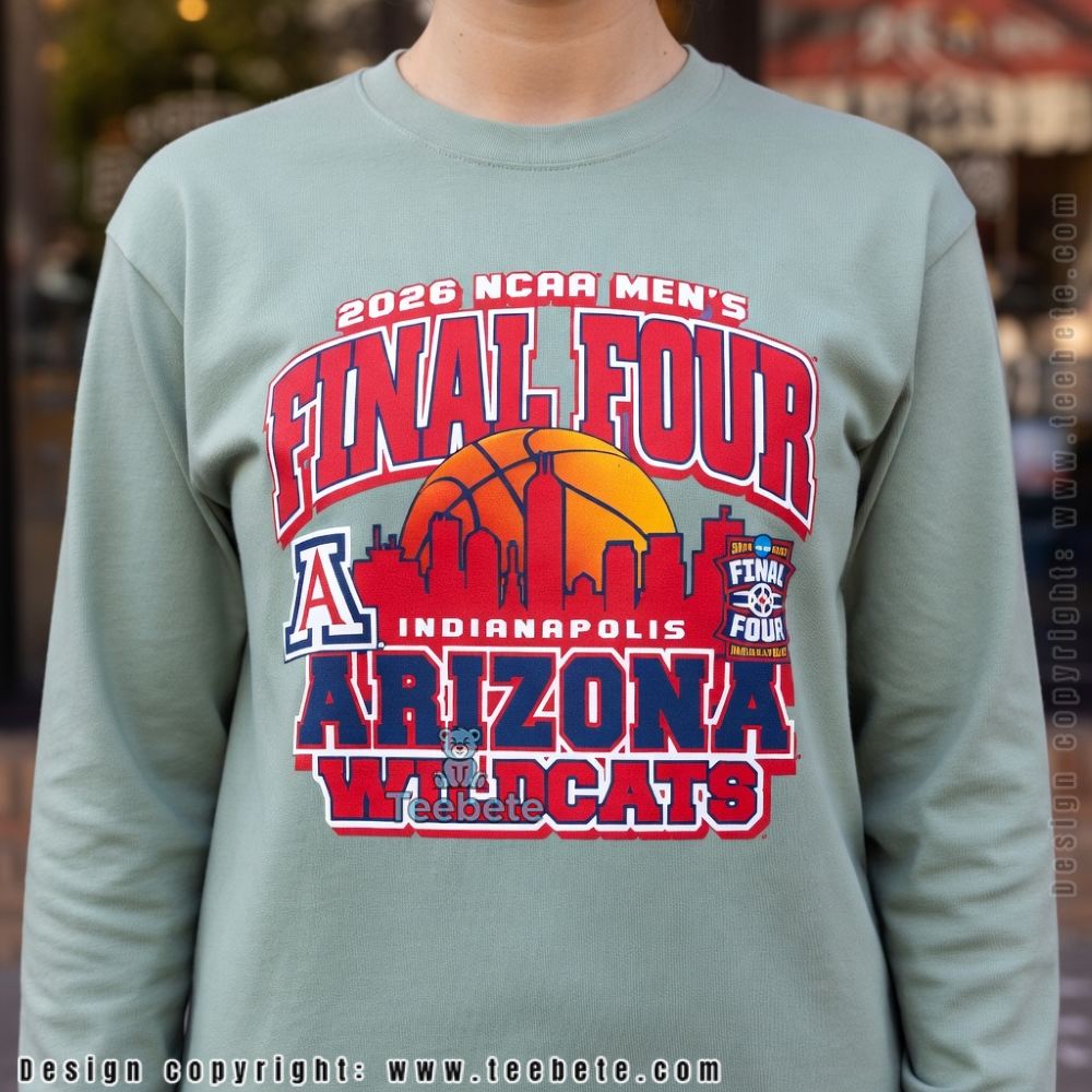Arizona Wildcats Final Four Champions 2026 March Madness Long Sleeve Arizona Wildcats Final Four Champions 2026 March Madness Long Sleeve