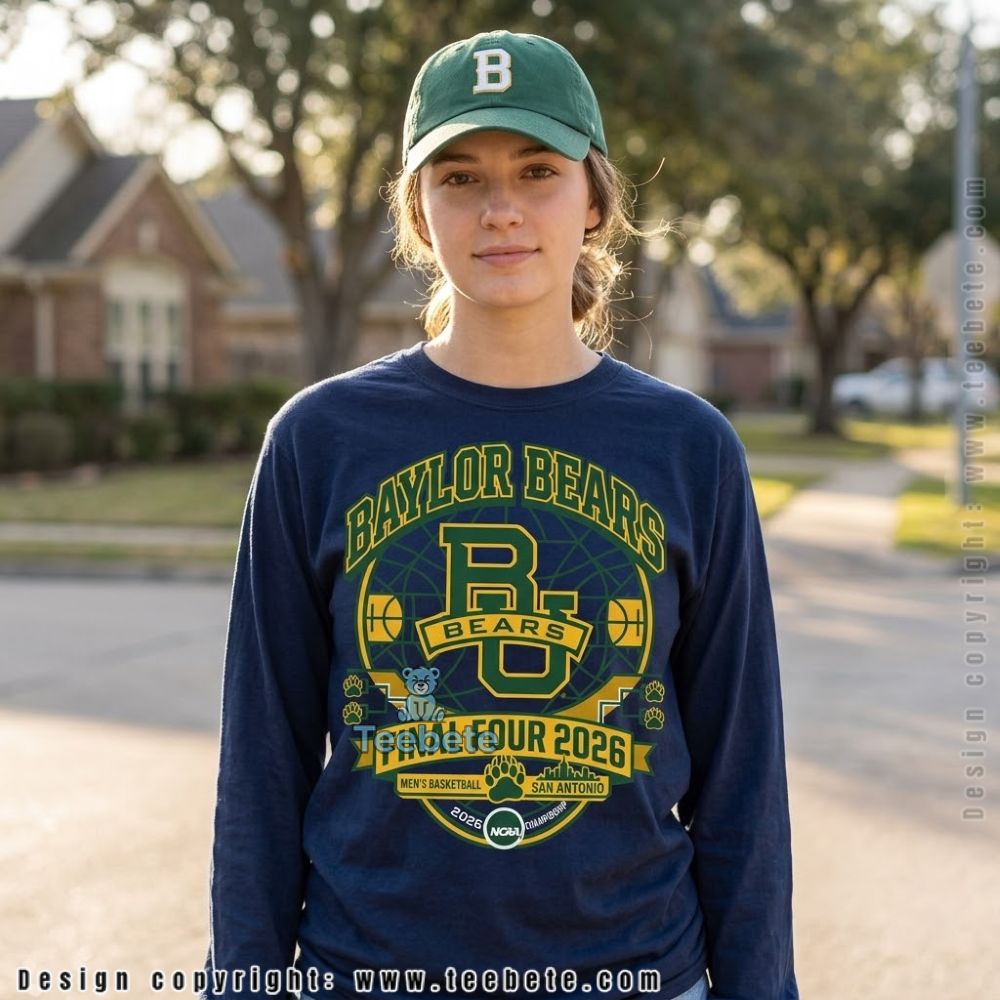 Baylor Bears 2026 Final Four Basketball Long Sleeve Baylor Bears 2026 Final Four Basketball Long Sleeve
