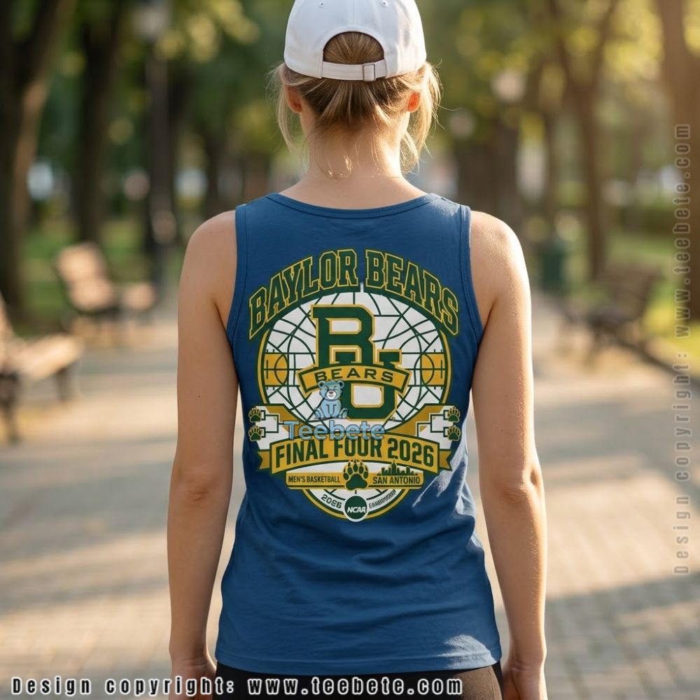 Baylor Bears 2026 Final Four Basketball Tanktop Baylor Bears 2026 Final Four Basketball Tanktop