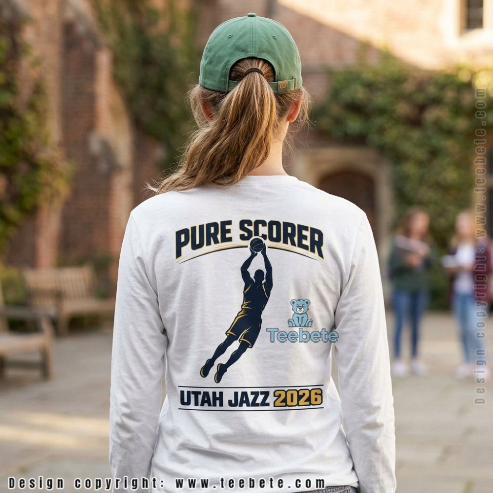 Brice Sensabaugh Long Sleeve Utah Jazz 2026 Basketball Fan Brice Sensabaugh Long Sleeve Utah Jazz 2026 Basketball Fan