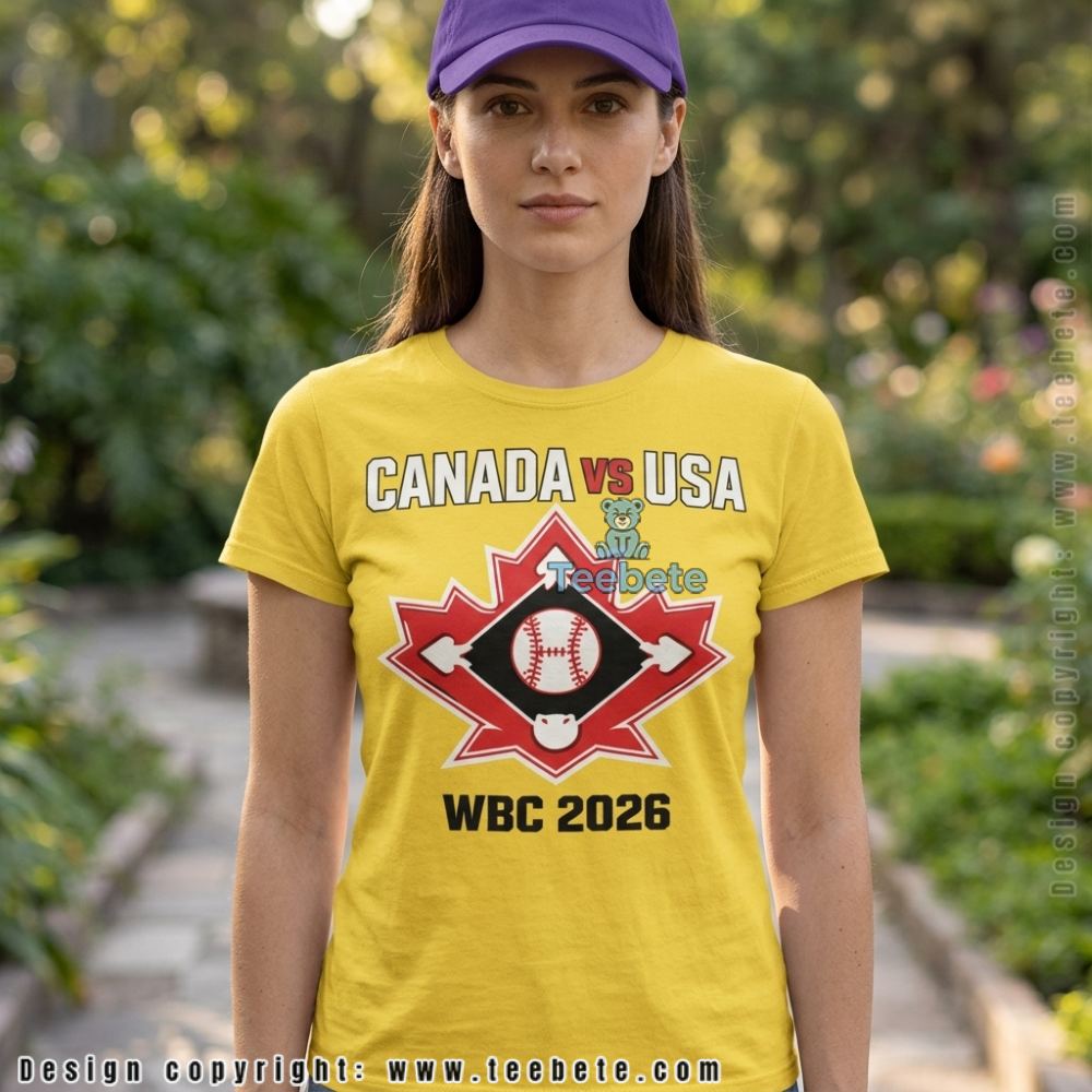 Canada vs USA WBC Shirt Fan Pride Maple Leaf
