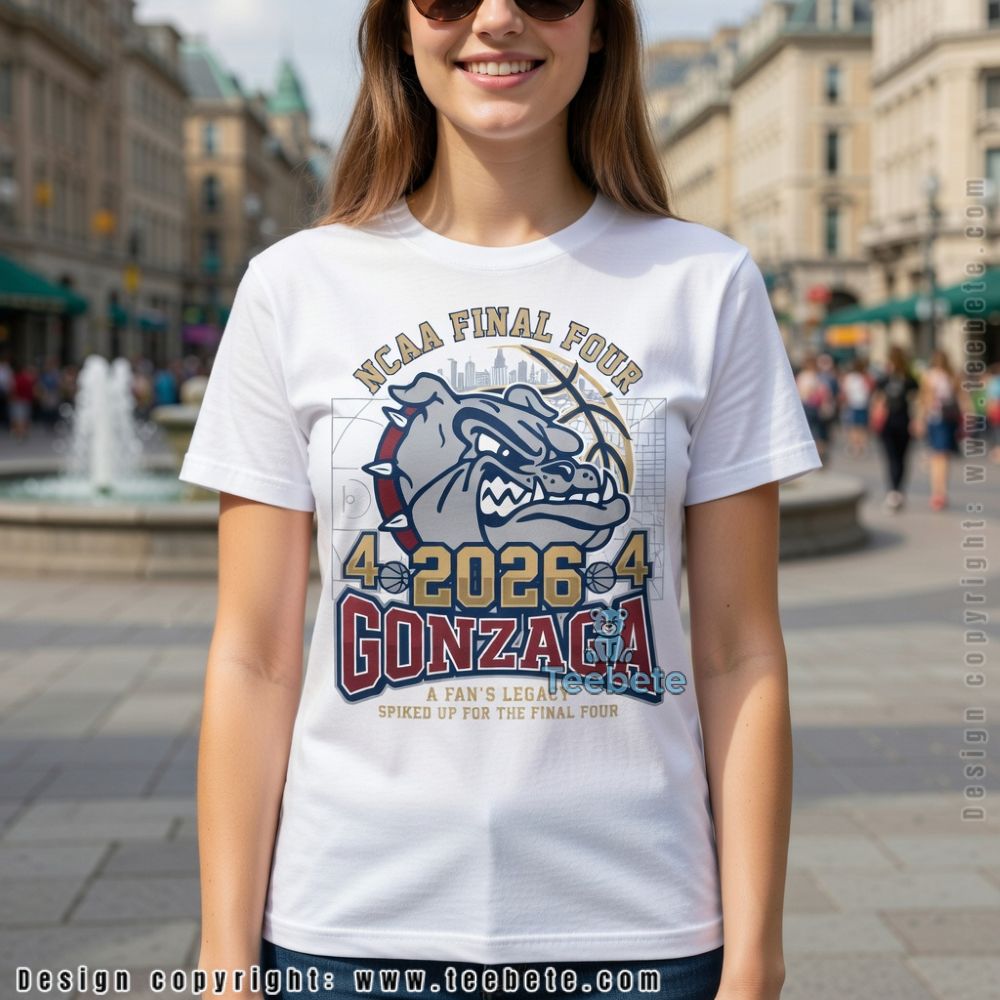 Gonzaga Bulldogs 2026 Final Four Fan Shirt