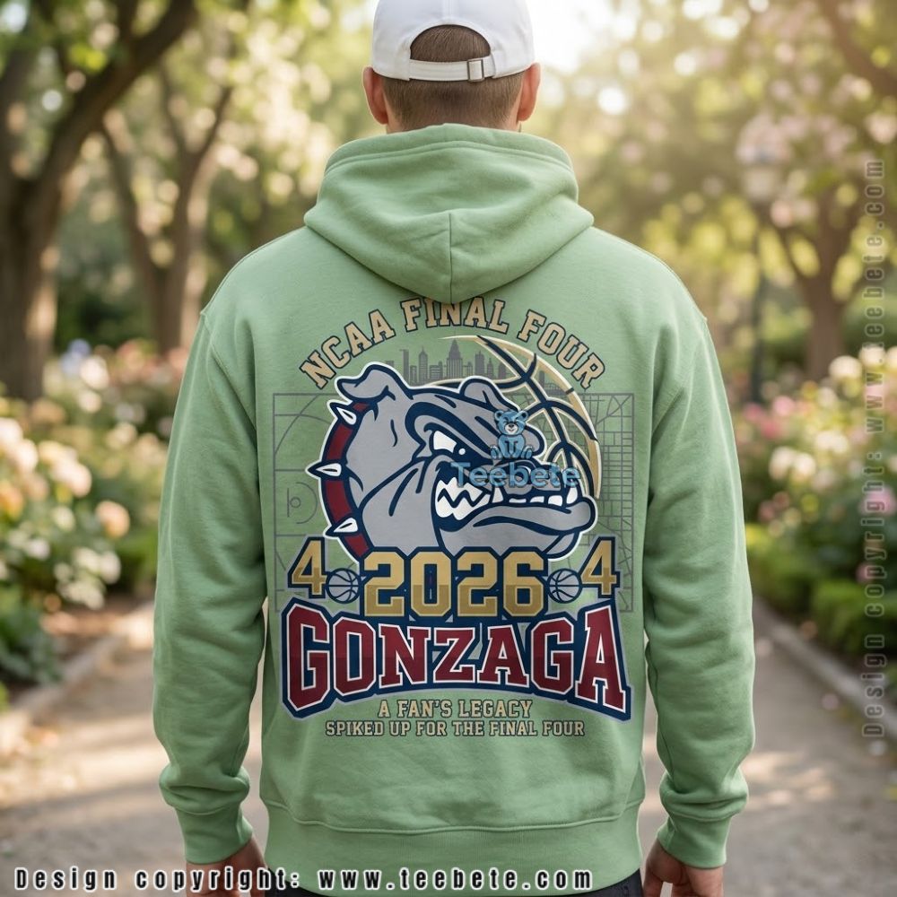 Gonzaga Bulldogs 2026 Final Four Fan Hoodie Gonzaga Bulldogs 2026 Final Four Fan Hoodie
