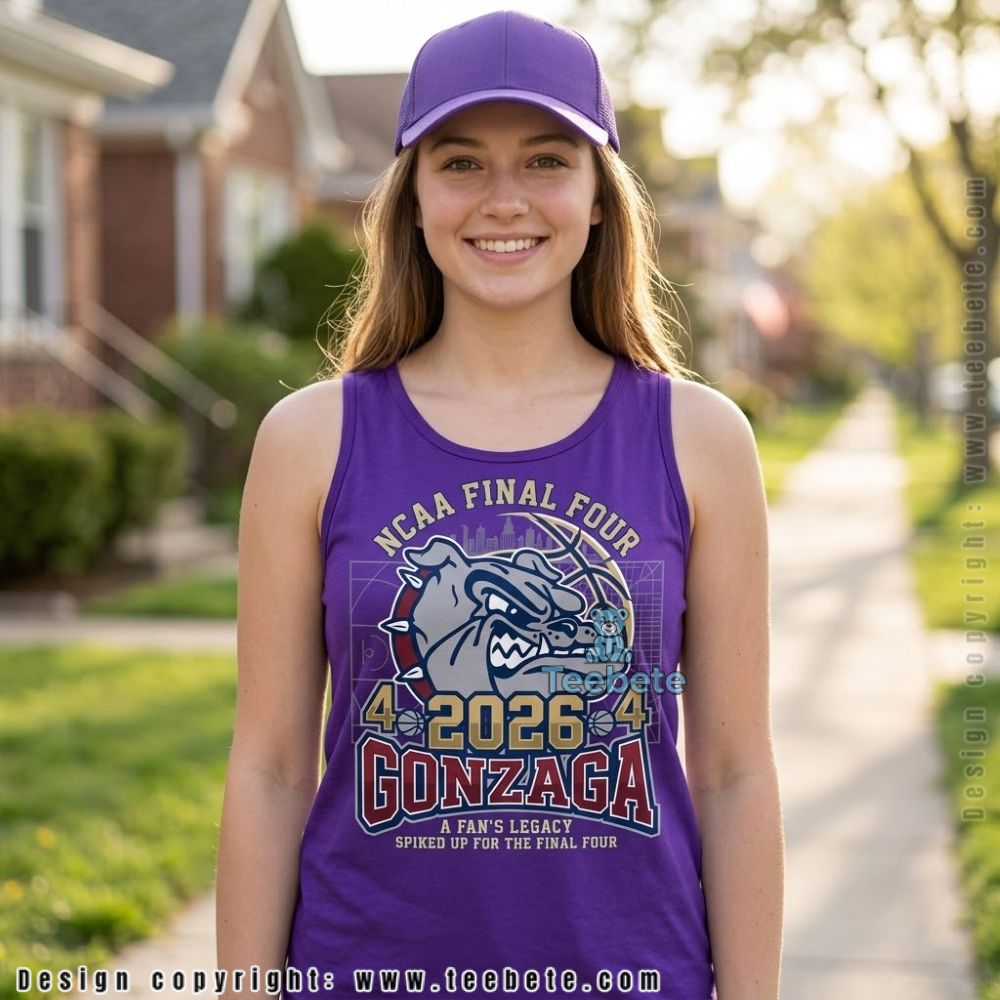 Gonzaga Bulldogs 2026 Final Four Fan Tanktop Gonzaga Bulldogs 2026 Final Four Fan Tanktop