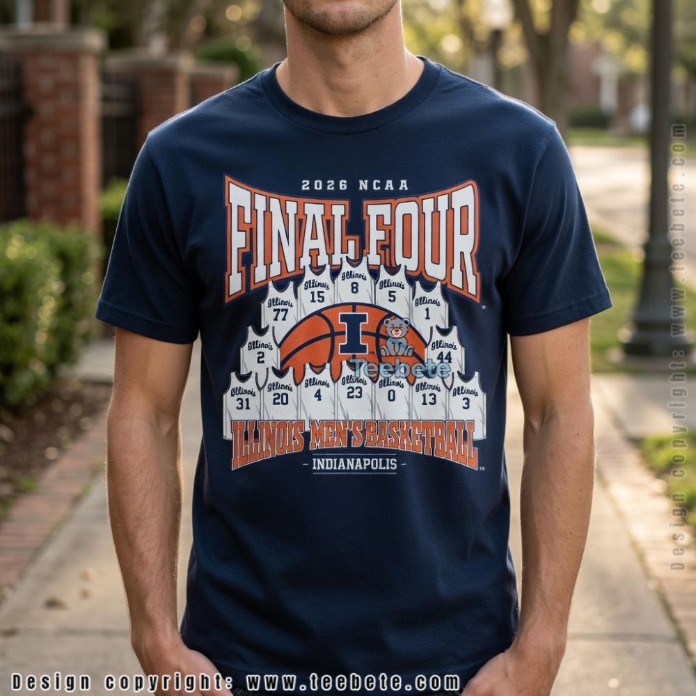 Illinois Fighting Illini South Regional Champions 2026 March Madness T-Shirt