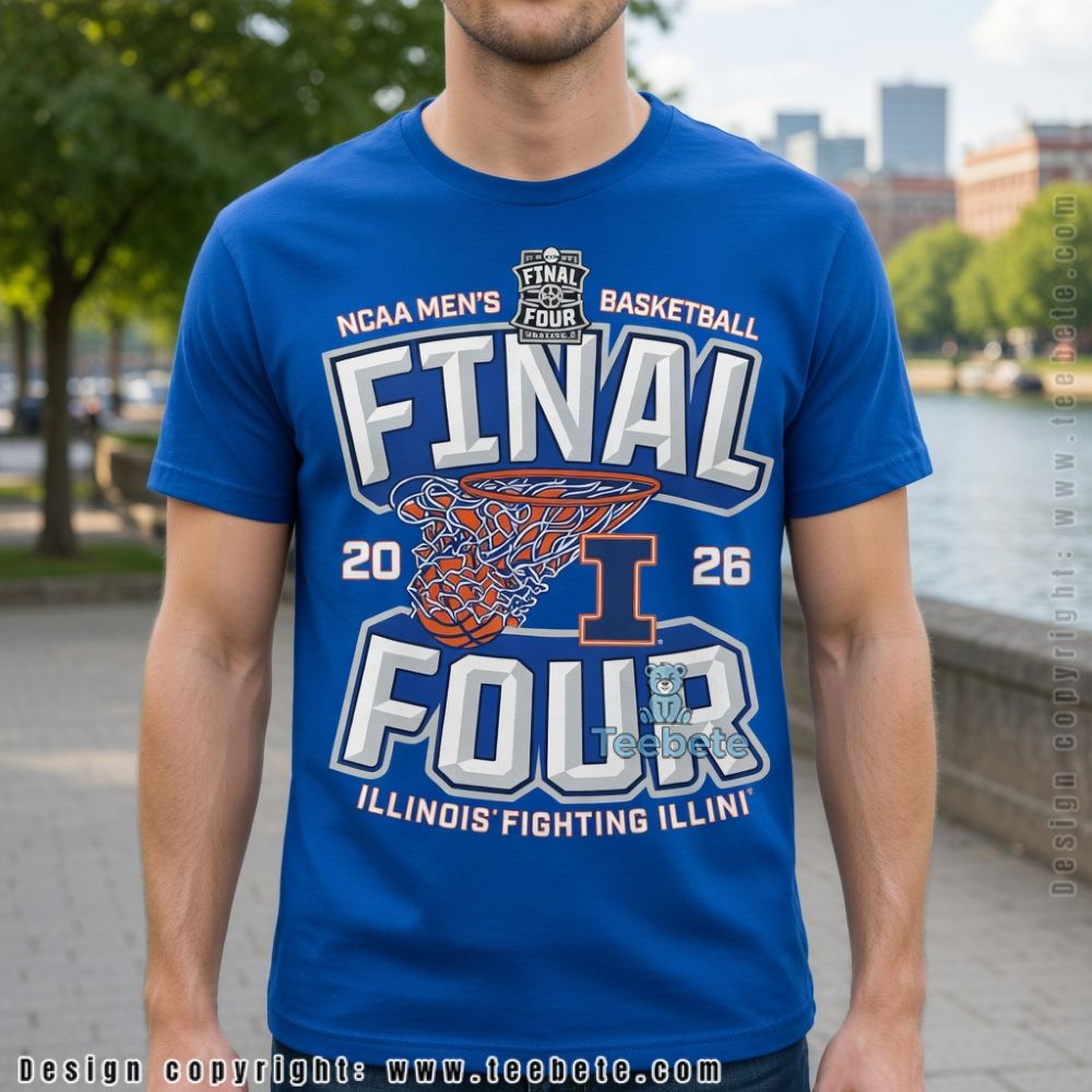 Illinois Fighting Illini Final Four Bound 2026 March Madness T-Shirt