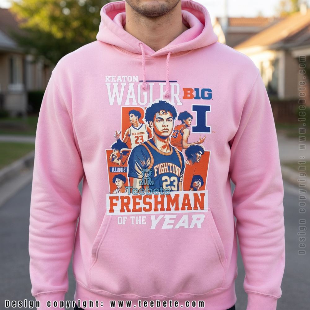 Keaton Wagler Illinois Fighting Illini Big Ten Freshman Of The Year 2026 Hoodie Keaton Wagler Illinois Fighting Illini Big Ten Freshman Of The Year 2026 Hoodie