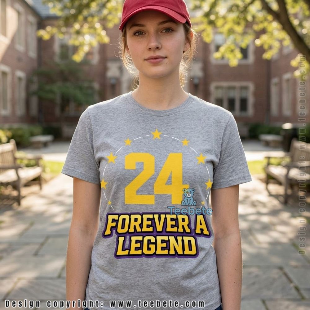 Kobe Number 24 Forever In Our Hearts Memorial Shirt
