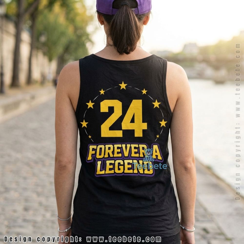 Kobe Number 24 Forever In Our Hearts Memorial Tanktop Kobe Number 24 Forever In Our Hearts Memorial Tanktop
