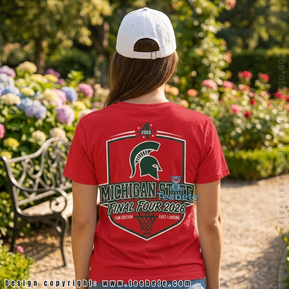 Michigan State Spartans 2026 Final Four Basketball Tee