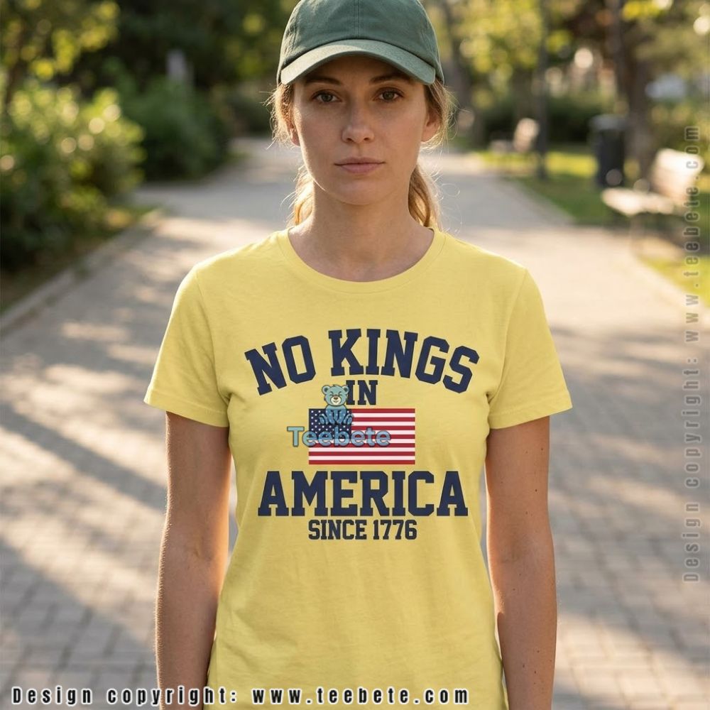 No Kings In America Since 1776 Patriotic Graphic Shirt