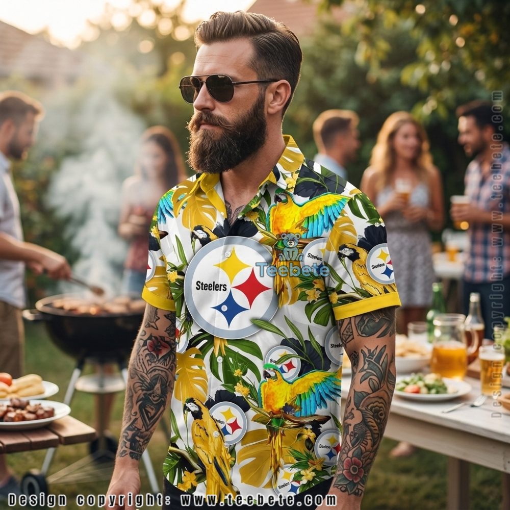 Pittsburgh Steelers Tropical Parrot Hawaiian Shirt For Real Fans