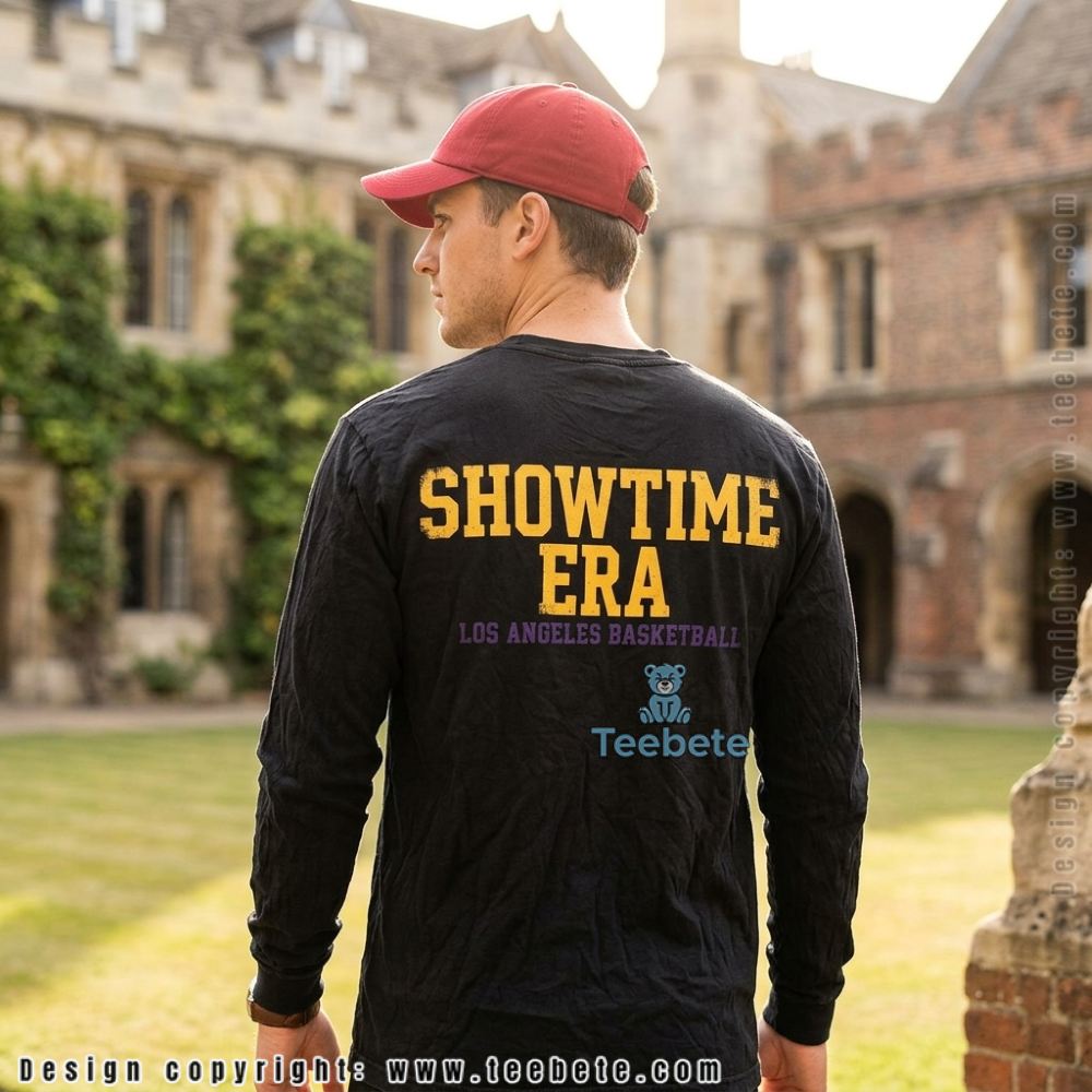Purple Gold LA Basketball Fan Vintage Long Sleeve Purple Gold LA Basketball Fan Vintage Long Sleeve