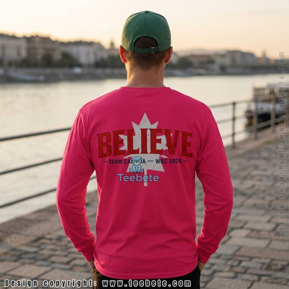 Team Canada WBC Roster Long Sleeve 2026 Baseball Fan Gift Team Canada WBC Roster Long Sleeve 2026 Baseball Fan Gift