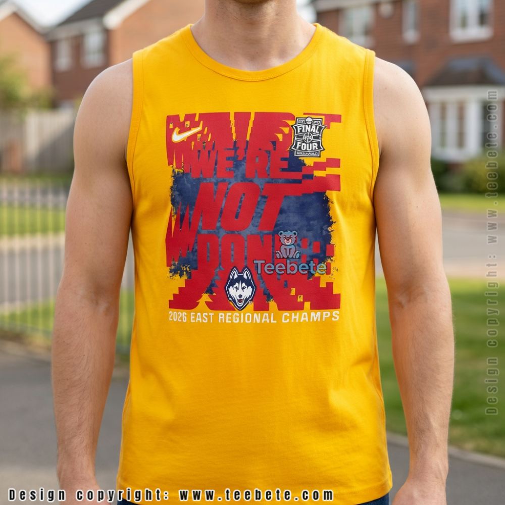 UConn Huskies East Regional Champions 2026 Men’s Basketball March Madness Tanktop UConn Huskies East Regional Champions 2026 Men’s Basketball March Madness Tanktop