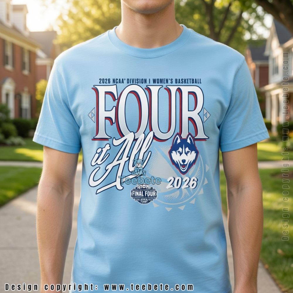 UConn Huskies Sweet Sixteen 2026 March Madness Basketball T-Shirt
