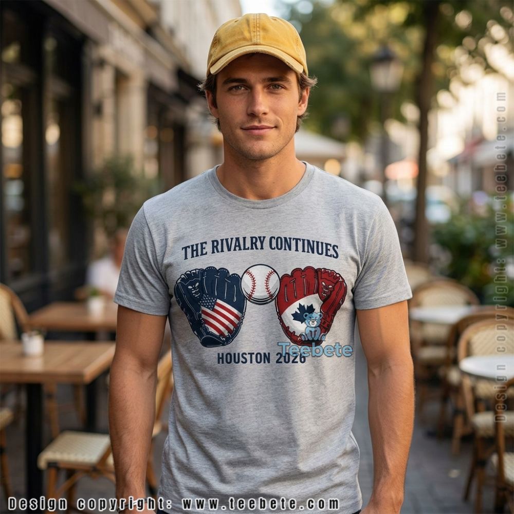 USA Canada Baseball Game Shirt 2026 Sport Classic