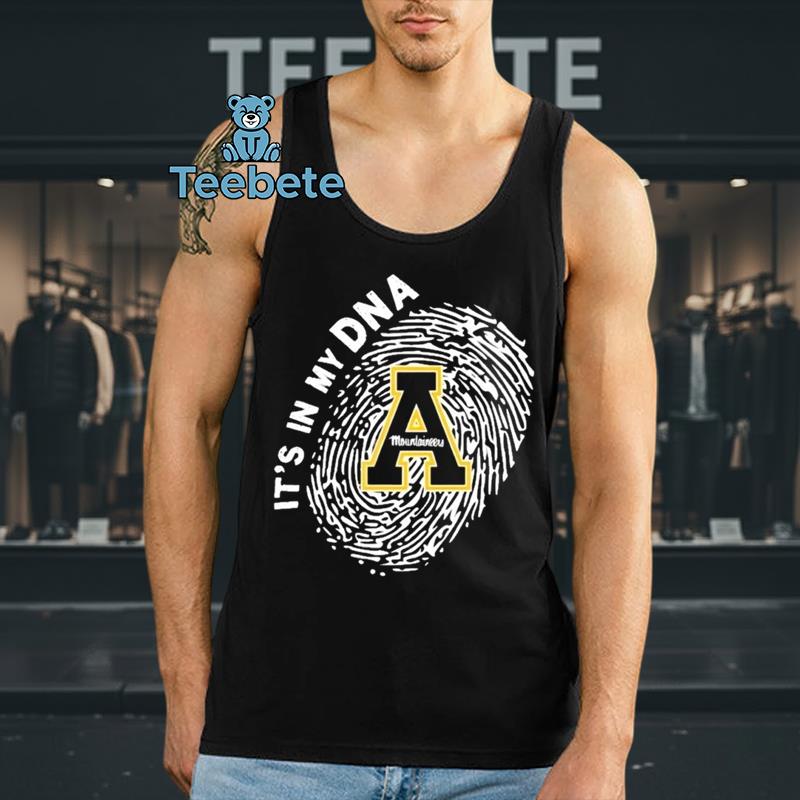 Appalachian State Mountaineers DNA Fingerprint Pride Tanktop Appalachian State Mountaineers DNA Fingerprint Pride Tanktop