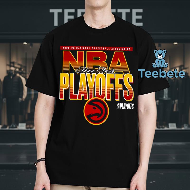 Atlanta Hawks NBA Playoffs 2026 Vintage Graphic Tee