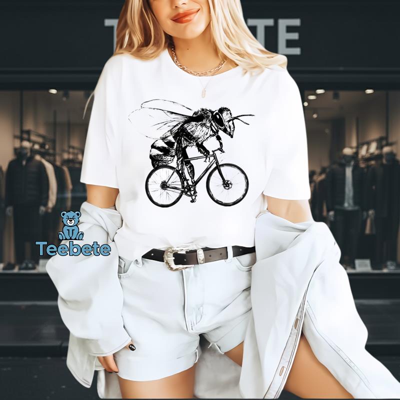 Bee Riding Bicycle Shirt