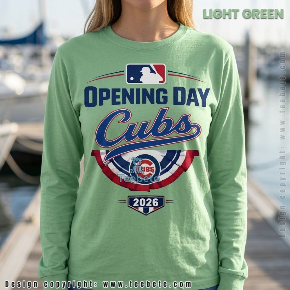 Chicago Cubs Baseball Opening Day 2026 Long Sleeve Chicago Cubs Baseball Opening Day 2026 Long Sleeve