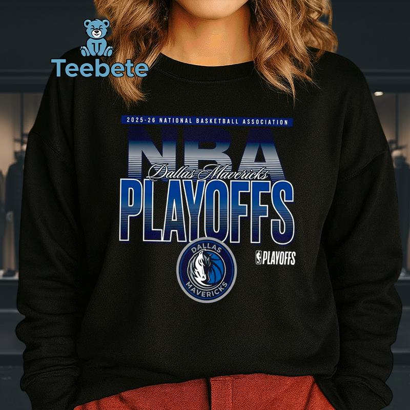Dallas Mavericks NBA Playoffs 2026 Retro Graphic Long Sleeve Dallas Mavericks NBA Playoffs 2026 Retro Graphic Long Sleeve