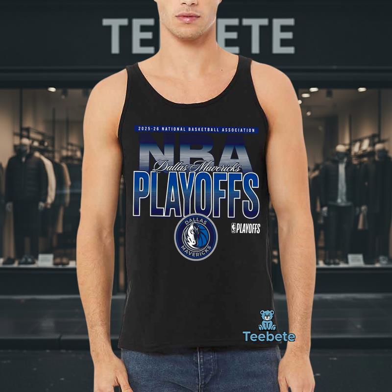 Dallas Mavericks NBA Playoffs 2026 Retro Graphic Tanktop Dallas Mavericks NBA Playoffs 2026 Retro Graphic Tanktop