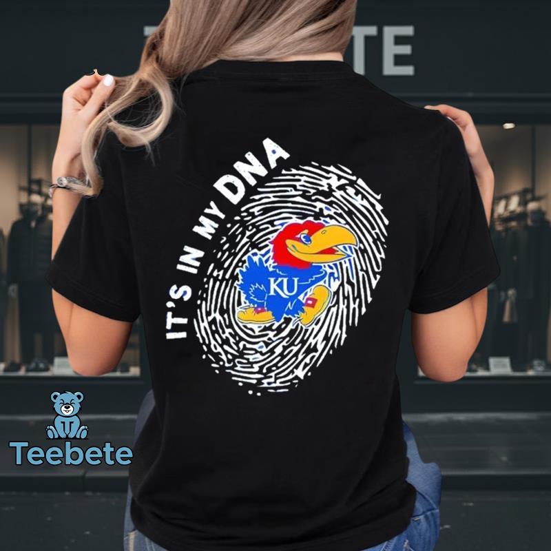 Kansas Jayhawks DNA Fingerprint Rock Chalk Pride Tee