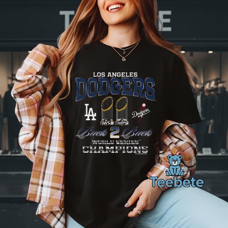 Los Angeles Dodgers Back-To-Back World Series Champions T-Shirt