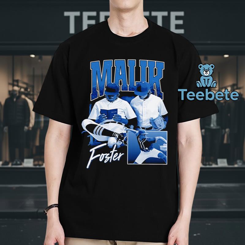 Malik Foster Baseball Player Graphic Bootleg Shirt