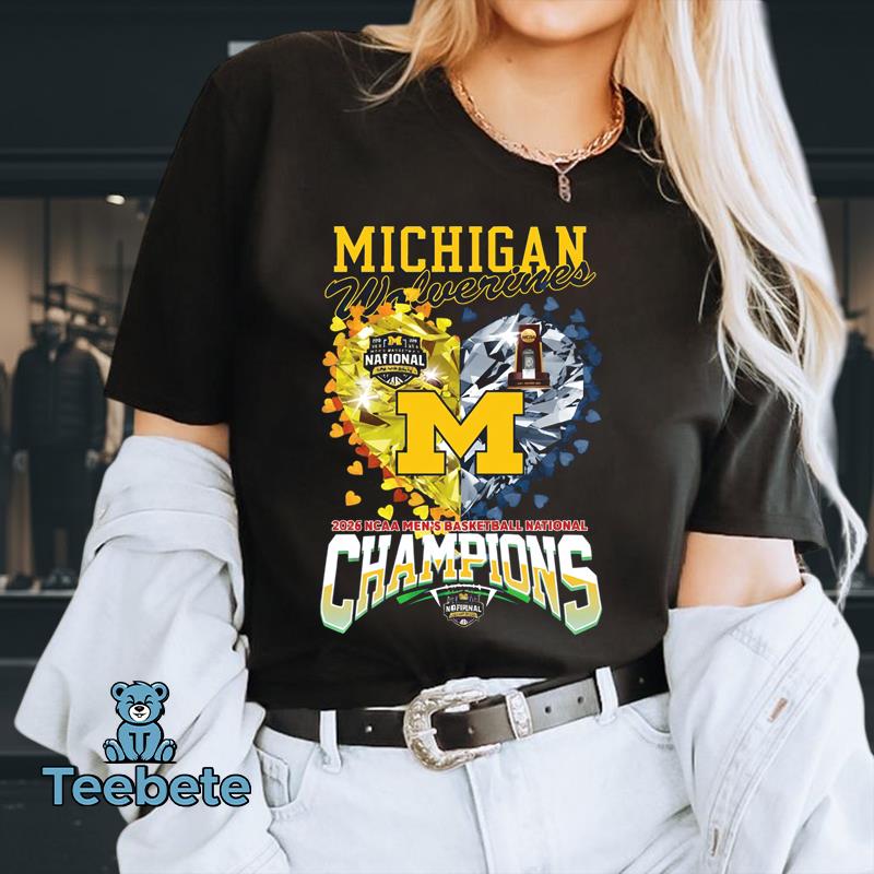Michigan Wolverines 2026 NCAA Mens Basketball National Champions Shirt Fan Gift