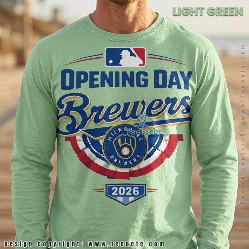 Milwaukee Brewers Baseball Opening Day 2026 Long Sleeve Milwaukee Brewers Baseball Opening Day 2026 Long Sleeve