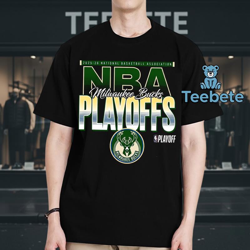 Milwaukee Bucks NBA Playoffs 2026 Vintage Fan T-Shirt