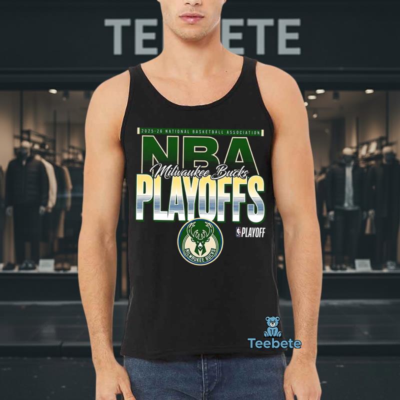 Milwaukee Bucks NBA Playoffs 2026 Vintage Fan Tanktop Milwaukee Bucks NBA Playoffs 2026 Vintage Fan Tanktop
