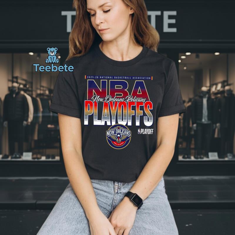 New Orleans Pelicans NBA Playoffs 2026 Retro Tee