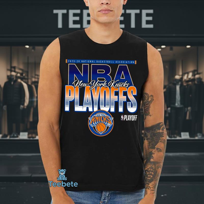 New York Knicks NBA Playoffs 2026 Essential Unisex Tanktop New York Knicks NBA Playoffs 2026 Essential Unisex Tanktop