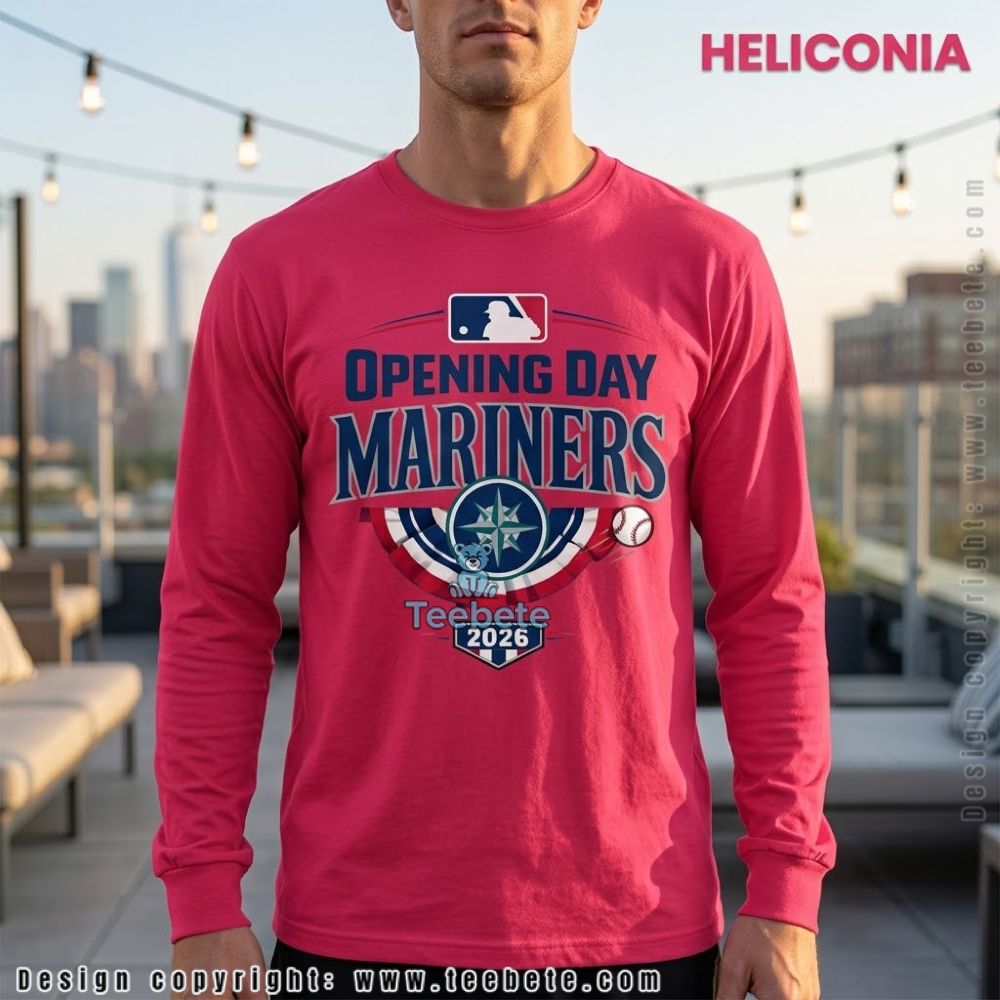 Seattle Mariners Opening Day 2026 Baseball Long Sleeve Seattle Mariners Opening Day 2026 Baseball Long Sleeve