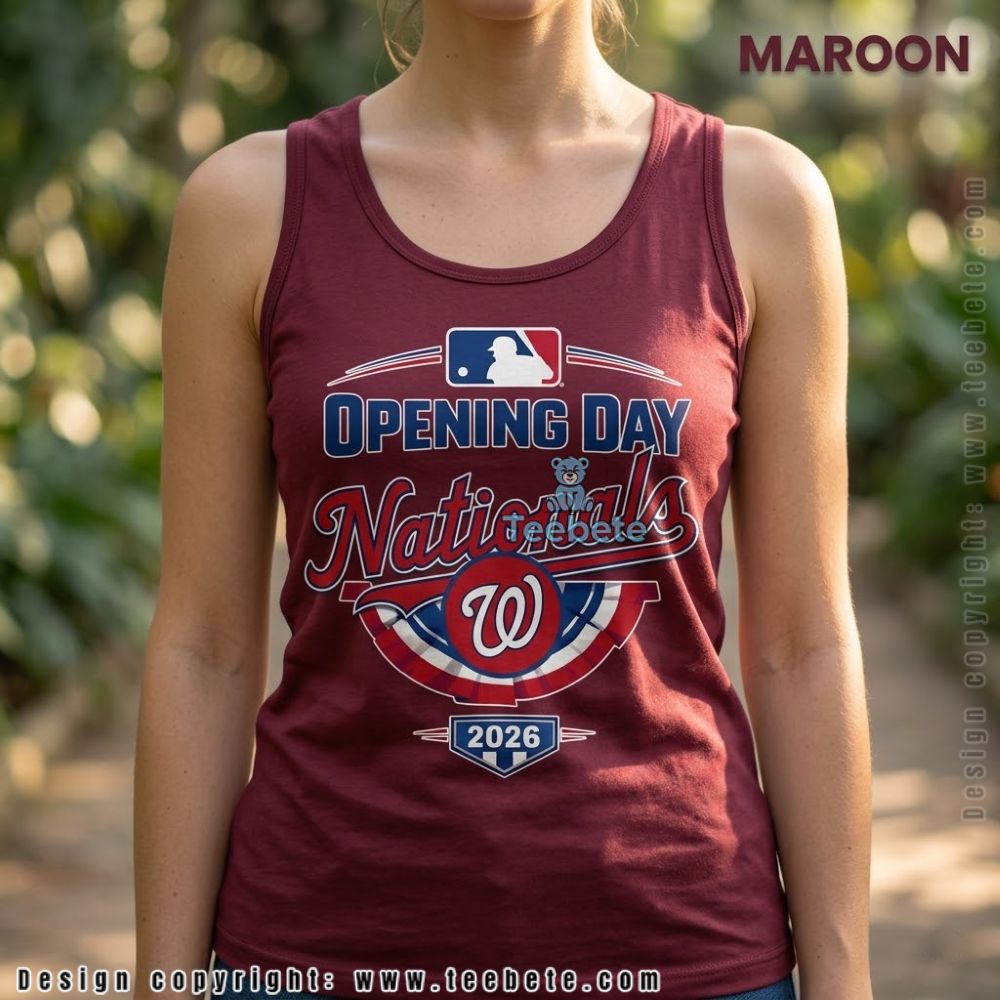 Washington Nationals Baseball Opening Day 2026 Tanktop Washington Nationals Baseball Opening Day 2026 Tanktop