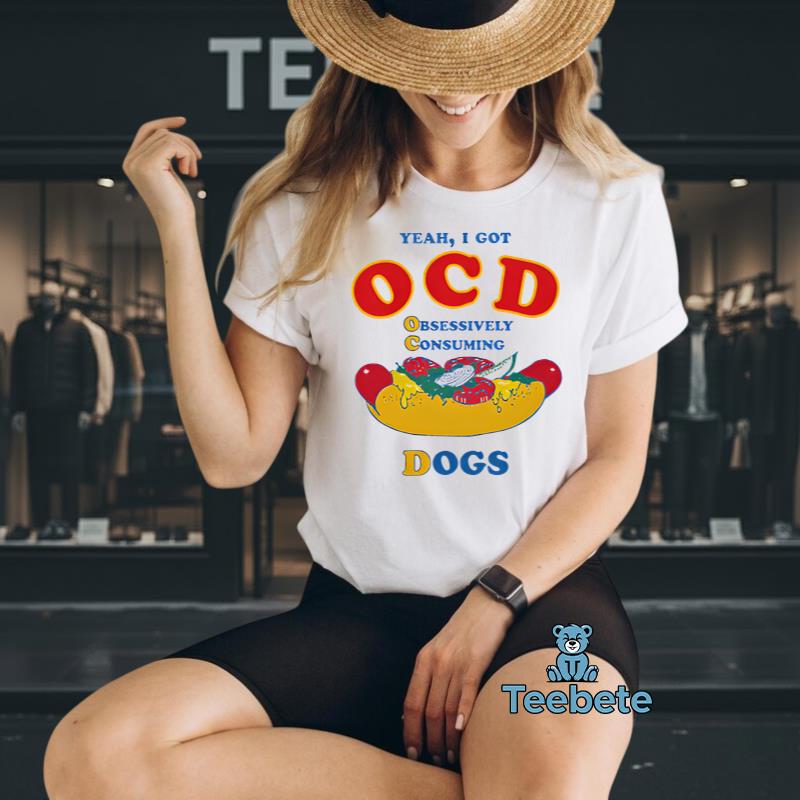 Yeah I’m GAY Got A Yearning For Hot Dogs Funny Fan Tee