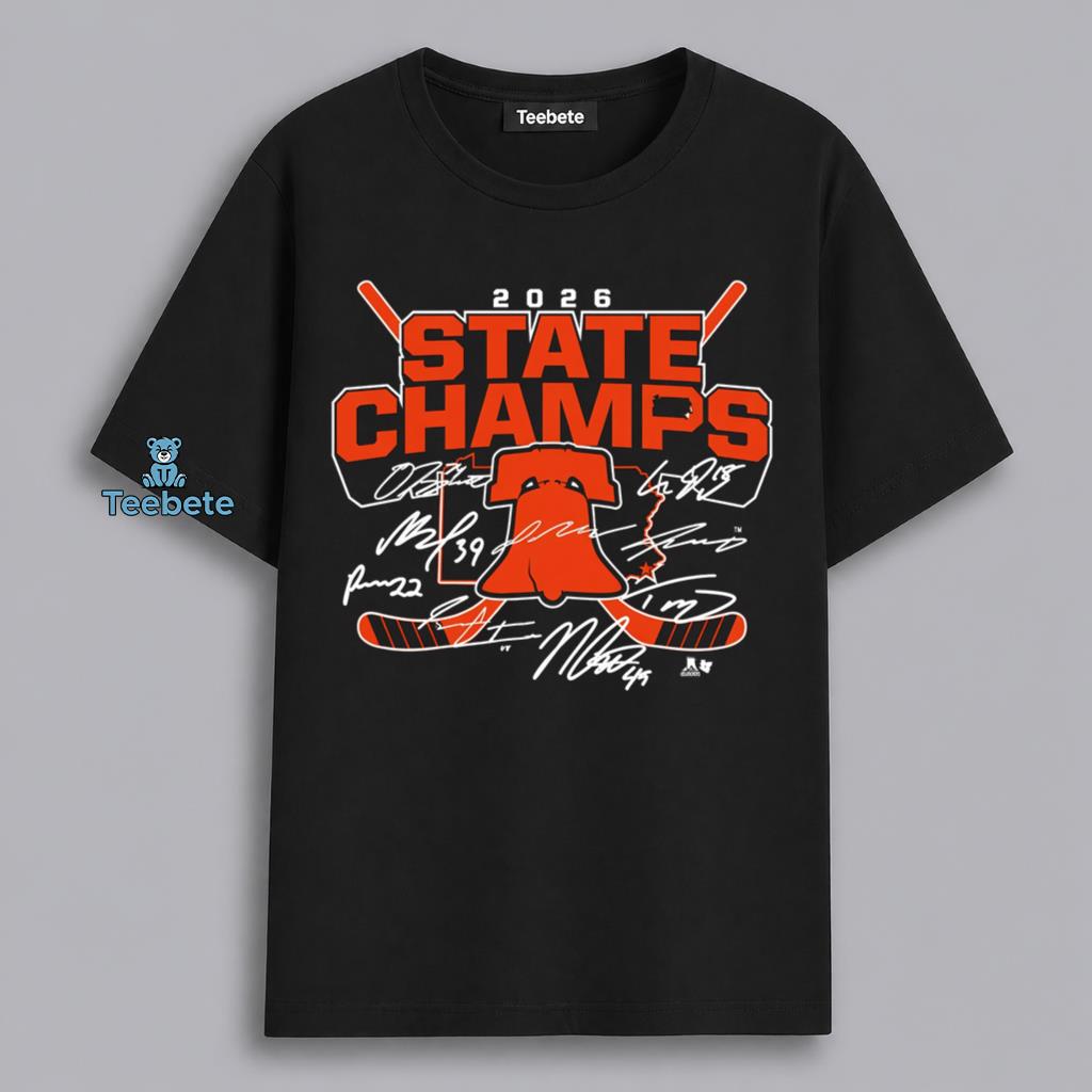 2026 Hockey State Champions Autograph Fan Shirt