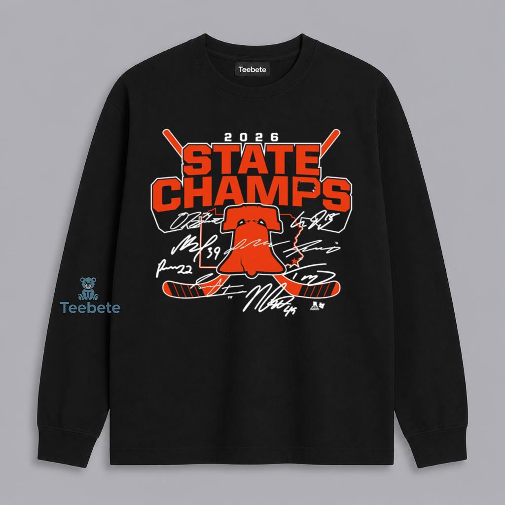 2026 Hockey State Champions Autograph Fan Long Sleeve 2026 Hockey State Champions Autograph Fan Long Sleeve