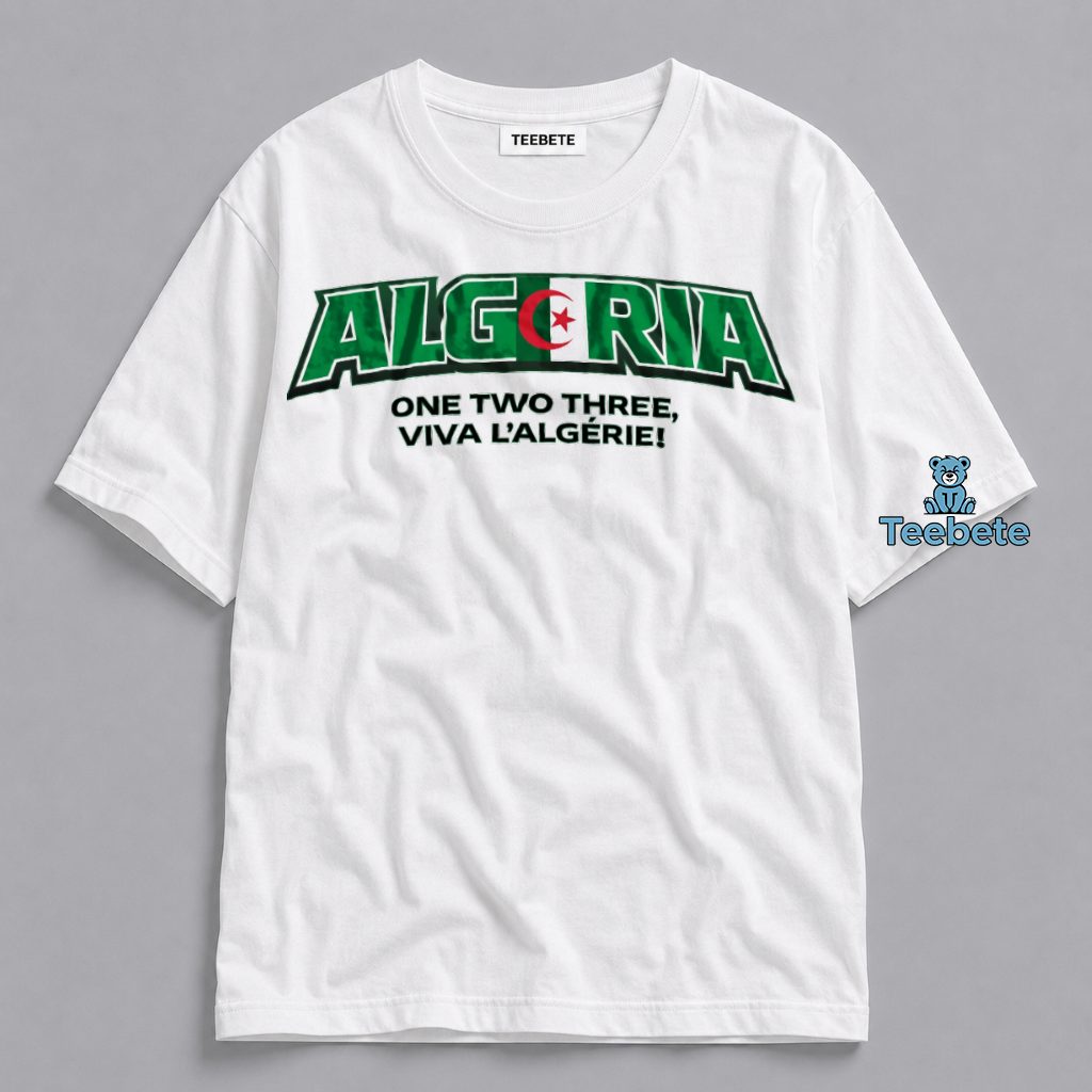 Algeria One Two Three Viva LAlgerie 2026 World Cup Shirt